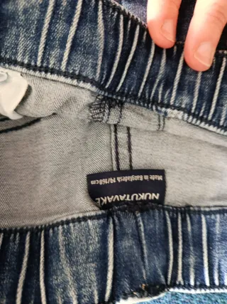 Pantalón vaquero corto niño T.14