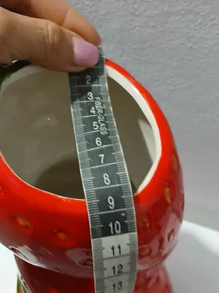 Vaso Ceramica Fragola Made in Italy