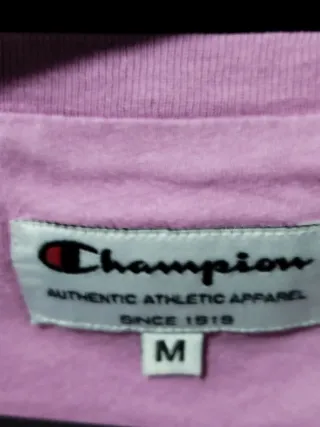 Camiseta Champion Algodón Rosa Talla M