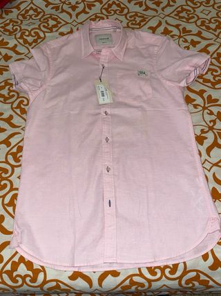Camisa Polo Club Rosa Talla S