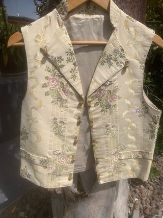 Chaleco Fallero Talla M  Floral