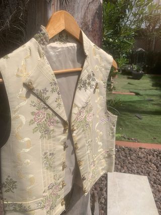 Chaleco Fallero Talla M  Floral