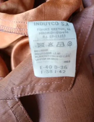 Vestido C2C Talla M Marrón
