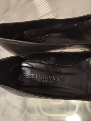 Zapatos de tacón negros Paco Herrero