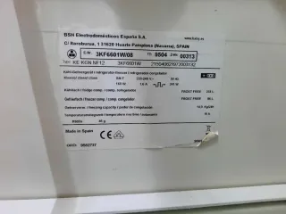 Frigorífico Balay NF 186x60 Blanco