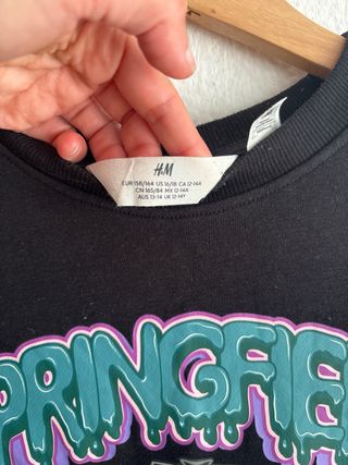 Sudadera H&M Los Simpsons Talla 12/14