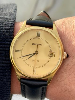 Reloj Zenith Chapado Oro 20u Vintage 1990