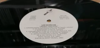 LOS SECRETOS "ADIÓS TRISTEZA" LP VINILO / URQUIJO