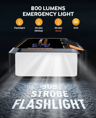 Arrancador de Batería 6000A 150PSI 26800mAh