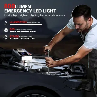 Arrancador de Batería 6000A 150PSI 26800mAh