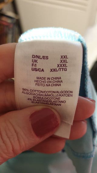 Camiseta Elisabeth verde agua XXL