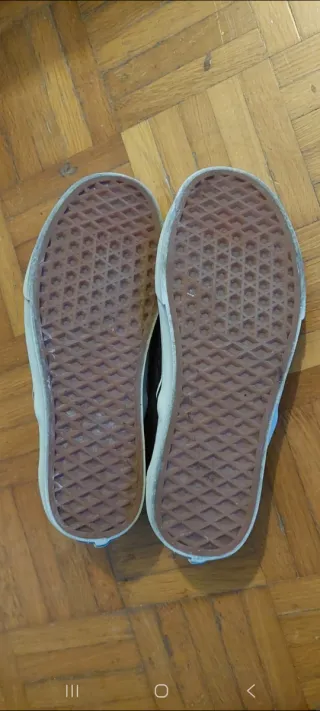 Vans slip on nere con fiori