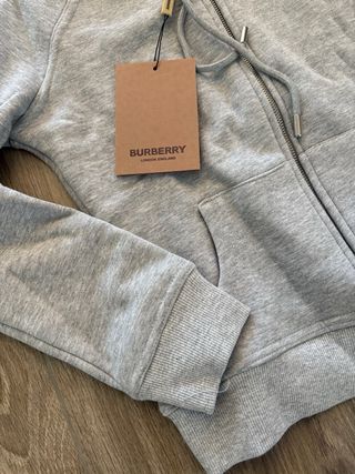 Chaqueta Burberry Mujer Gris Beige