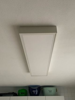 Panel LED INDICO 30W ILUMINIA + Marco sobre techo