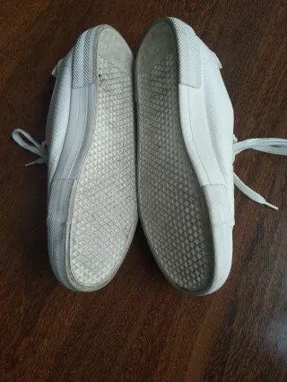 Zapatillas Bershka blancas Talla 39
