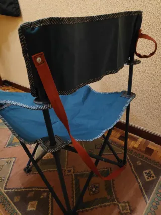 Silla Camping Quechua XL 150kg Azul