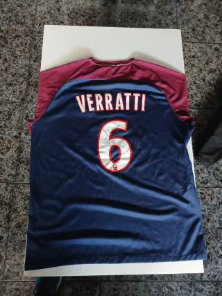 Camiseta PSG Nike Talla M Azul/Rojo