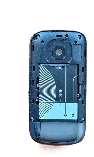 Nokia C2-02 Táctil Deslizante Negro/Plateado