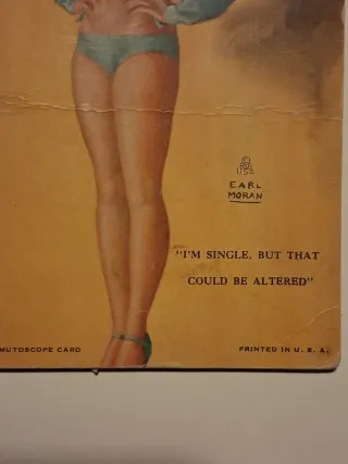 Mutoscope card