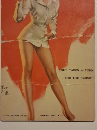 Mutoscope card