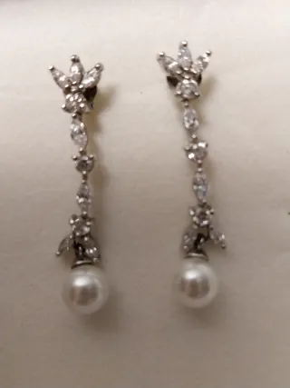 Pendientes Plata Mujer Mackenzie joyas en plata .