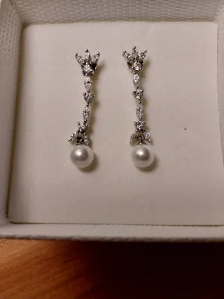 Pendientes Plata Mujer Mackenzie joyas en plata .