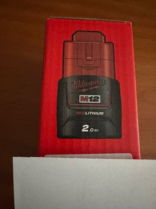 Batería Milwaukee M12 REDLITHIUM 2.0Ah