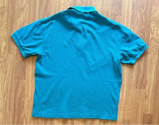 Polo Burberry Azul turquesa vintage