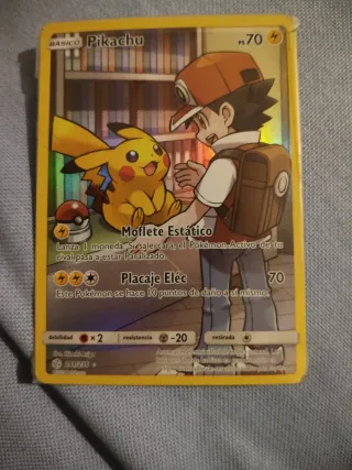 Carta Pokémon Pikachu Básico PS 70