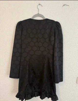 Vestido blazer Zara lunares volante