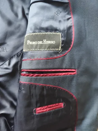 Traje Pedro del Hierro Gris, talla 50