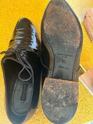 Zapatos de vestir negros charol hombre