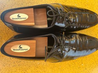 Zapatos de vestir negros charol hombre