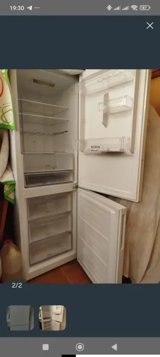 Frigorífico y Congelador Blanco