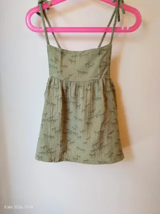 Conjunto niña BABIDU Talla 6 años - Top y Short