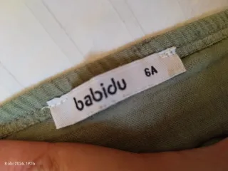 Conjunto niña BABIDU Talla 6 años - Top y Short