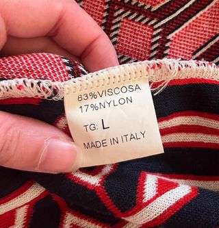 Maglia fantasia geometrica