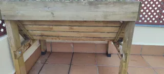 Jardinera semillero de madera