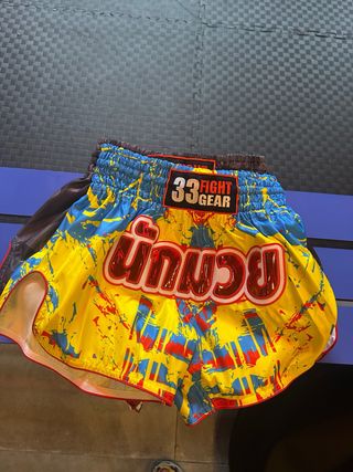 Pantalón Muay Thai 33 FIGHT GEAR Multicolor