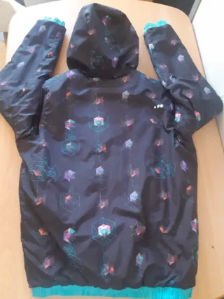 Plumífero reversible 14 años turquesa