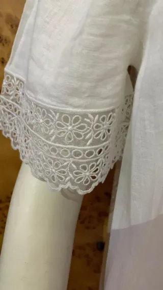 Camicia da notte vintage La Perla bianca