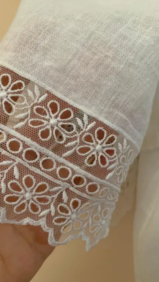 Camicia da notte vintage La Perla bianca