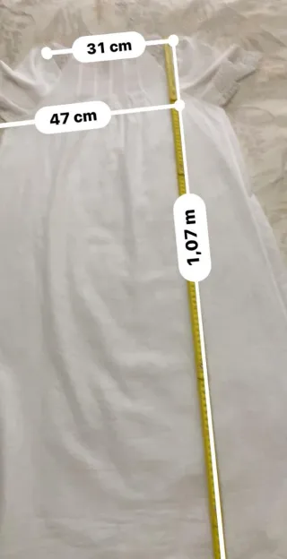 Camicia da notte vintage La Perla bianca