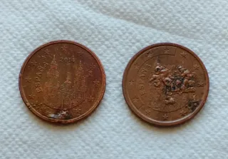 2 Monete da 5 Cent Euro con Errori Rari