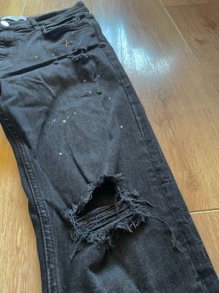 3 Pantalones Vaqueros Largos Rotos