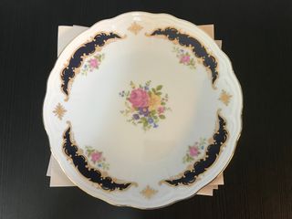 Juego 6 Platos Llanos Bavaria Porzellan Años 70