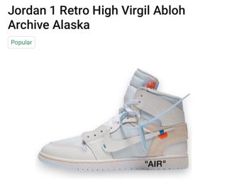 Jordan 1 Retro High Virgil Abloh Alaska