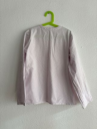 Camisa de rayas cuello mao T.12 años