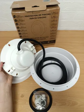 Nicho para bombilla de piscina