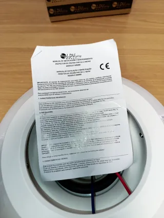 Nicho para bombilla de piscina